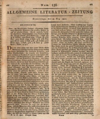 Allgemeine Literatur-Zeitung (Literarisches Zentralblatt für Deutschland) Donnerstag 28. Mai 1801