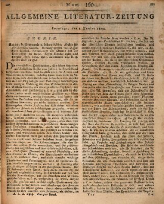 Allgemeine Literatur-Zeitung (Literarisches Zentralblatt für Deutschland) Freitag 3. Juni 1803