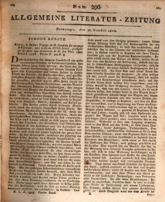 Allgemeine Literatur-Zeitung (Literarisches Zentralblatt für Deutschland) Dienstag 25. Oktober 1803