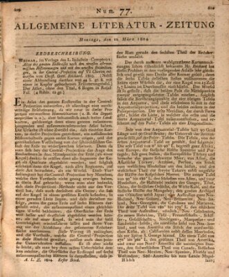 Allgemeine Literatur-Zeitung (Literarisches Zentralblatt für Deutschland) Montag 12. März 1804
