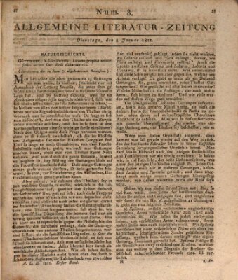 Allgemeine Literatur-Zeitung (Literarisches Zentralblatt für Deutschland) Dienstag 8. Januar 1811