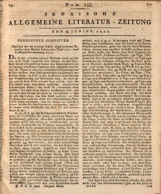Jenaische allgemeine Literatur-Zeitung vom Jahre ... Freitag 28. Juni 1805