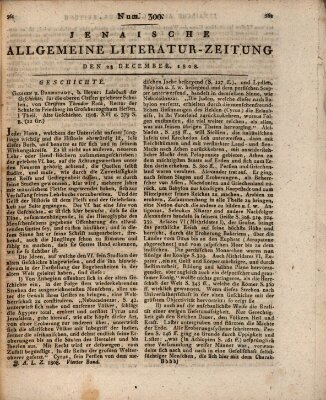 Jenaische allgemeine Literatur-Zeitung vom Jahre ... Freitag 23. Dezember 1808