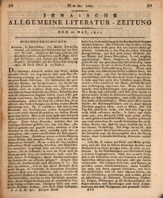 Jenaische allgemeine Literatur-Zeitung vom Jahre ... Montag 27. Mai 1811