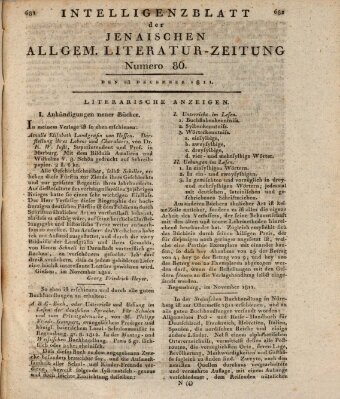 Jenaische allgemeine Literatur-Zeitung vom Jahre ...