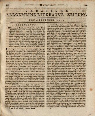 Jenaische allgemeine Literatur-Zeitung vom Jahre ... Freitag 18. Dezember 1812