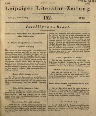 Leipziger Literaturzeitung Samstag 24. Juni 1815