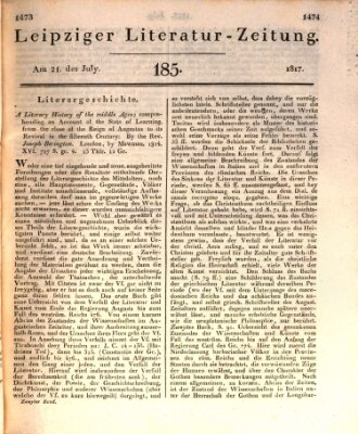 Leipziger Literaturzeitung Montag 21. Juli 1817