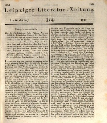 Leipziger Literaturzeitung Freitag 10. Juli 1818