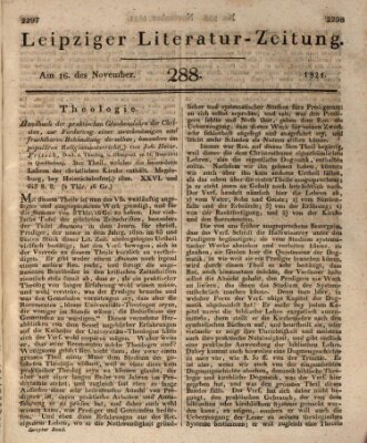 Leipziger Literaturzeitung Freitag 16. November 1821