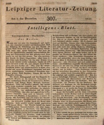 Leipziger Literaturzeitung Samstag 8. Dezember 1821