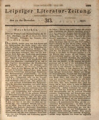 Leipziger Literaturzeitung Freitag 14. Dezember 1821