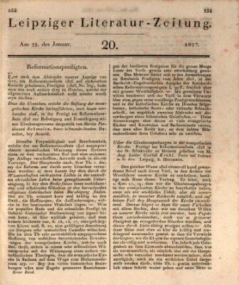 Leipziger Literaturzeitung Montag 22. Januar 1827