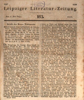 Leipziger Literaturzeitung Dienstag 1. Juli 1828