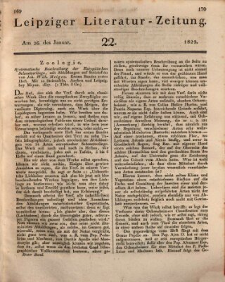 Leipziger Literaturzeitung Montag 26. Januar 1829