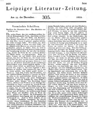 Leipziger Literaturzeitung Dienstag 11. Dezember 1832