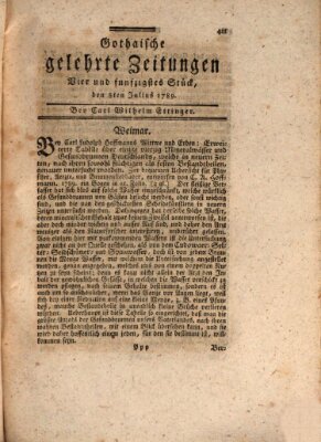 Gothaische gelehrte Zeitungen Mittwoch 8. Juli 1789