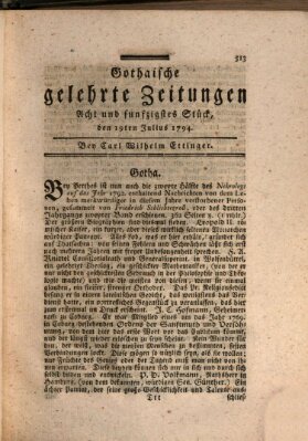 Gothaische gelehrte Zeitungen Samstag 19. Juli 1794