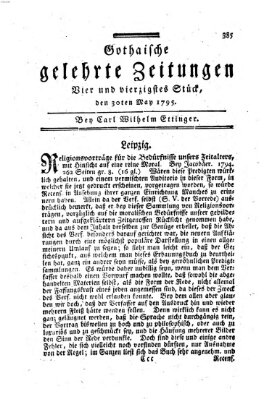 Gothaische gelehrte Zeitungen Samstag 30. Mai 1795
