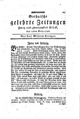 Gothaische gelehrte Zeitungen Samstag 19. März 1796