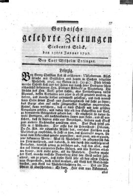 Gothaische gelehrte Zeitungen Mittwoch 25. Januar 1797