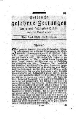 Gothaische gelehrte Zeitungen Samstag 5. August 1797