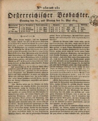 Der Oesterreichische Beobachter Montag 31. Mai 1819