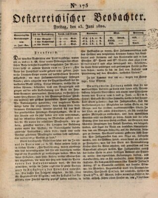 Der Oesterreichische Beobachter Freitag 23. Juni 1820