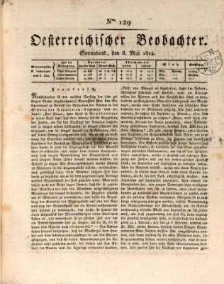 Der Oesterreichische Beobachter Samstag 8. Mai 1824