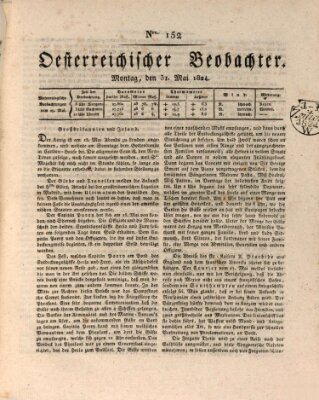 Der Oesterreichische Beobachter Montag 31. Mai 1824