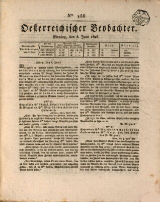 Der Oesterreichische Beobachter Montag 5. Juni 1826