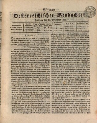 Der Oesterreichische Beobachter Freitag 14. Dezember 1832