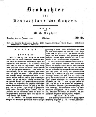 Bayer'scher Beobachter Dienstag 28. Januar 1834