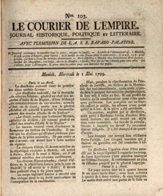 Le courier de l'Empire Mittwoch 1. Mai 1799