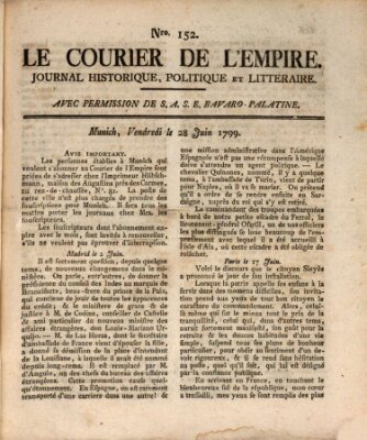 Le courier de l'Empire Freitag 28. Juni 1799