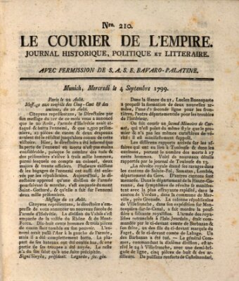 Le courier de l'Empire Mittwoch 4. September 1799