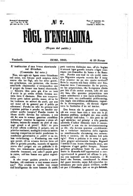 Fögl d'Engiadina Freitag 15. Februar 1861