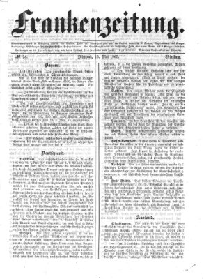Frankenzeitung Mittwoch 13. Mai 1863