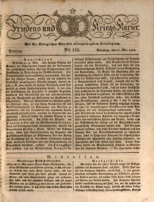 Der Friedens- u. Kriegs-Kurier (Nürnberger Friedens- und Kriegs-Kurier) Freitag 17. Mai 1822