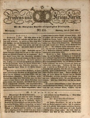 Der Friedens- u. Kriegs-Kurier (Nürnberger Friedens- und Kriegs-Kurier) Mittwoch 26. Juni 1822