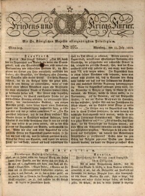 Der Friedens- u. Kriegs-Kurier (Nürnberger Friedens- und Kriegs-Kurier) Montag 14. Juli 1823