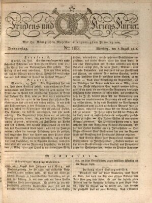 Der Friedens- u. Kriegs-Kurier (Nürnberger Friedens- und Kriegs-Kurier) Donnerstag 7. August 1823