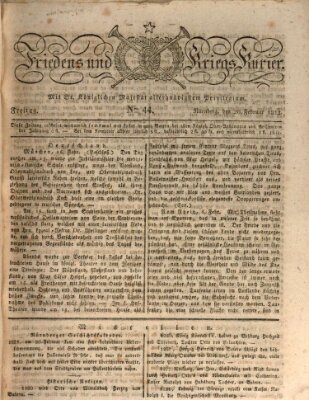 Der Friedens- u. Kriegs-Kurier (Nürnberger Friedens- und Kriegs-Kurier) Freitag 20. Februar 1824
