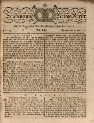 Der Friedens- u. Kriegs-Kurier (Nürnberger Friedens- und Kriegs-Kurier) Freitag 18. Juni 1824