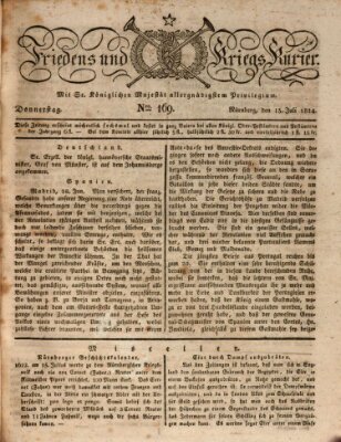 Der Friedens- u. Kriegs-Kurier (Nürnberger Friedens- und Kriegs-Kurier) Donnerstag 15. Juli 1824