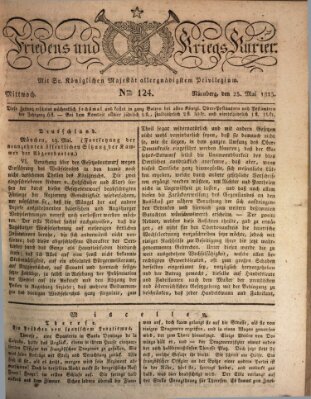 Der Friedens- u. Kriegs-Kurier (Nürnberger Friedens- und Kriegs-Kurier) Mittwoch 25. Mai 1825