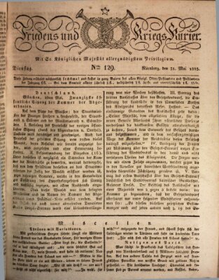 Der Friedens- u. Kriegs-Kurier (Nürnberger Friedens- und Kriegs-Kurier) Dienstag 31. Mai 1825