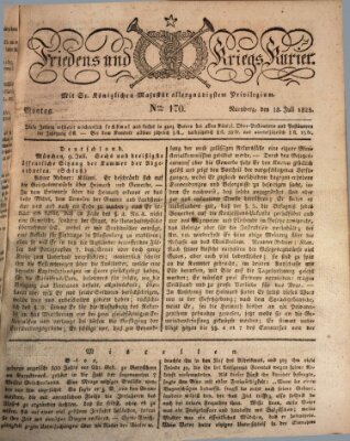 Der Friedens- u. Kriegs-Kurier (Nürnberger Friedens- und Kriegs-Kurier) Montag 18. Juli 1825