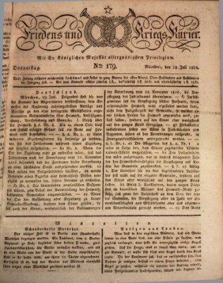 Der Friedens- u. Kriegs-Kurier (Nürnberger Friedens- und Kriegs-Kurier) Donnerstag 28. Juli 1825
