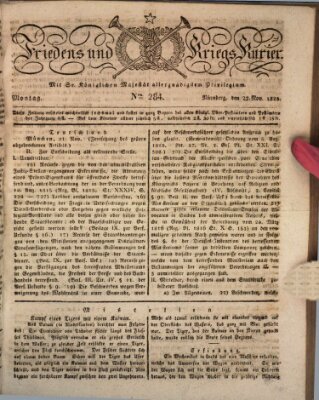 Der Friedens- u. Kriegs-Kurier (Nürnberger Friedens- und Kriegs-Kurier) Sonntag 27. November 1825